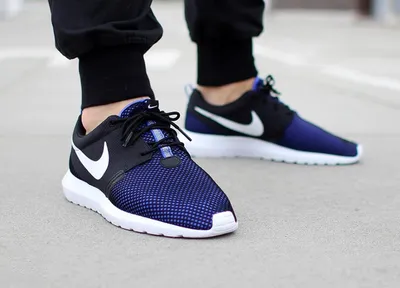 Amazon.com | Nike Rosherun HYP Mens Trainers 636220 Sneakers Shoes (US 8,  Racer Blue Black 440) | Road Running