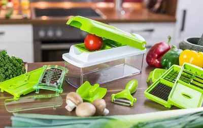 Овощерезка Найсер Дайсер Nicer Dicer Plus многофункциональная овощерезка |  AliExpress