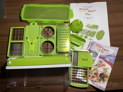 Овощерезка Nicer Dicer Plus/ Найсер Дайсер Плюс; Многофункциональный набор  - купить в Zacki Waleedi, цена на Мегамаркет