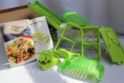 Овощерезка Найсер Дайсер Nicer Dicer Plus многофункциональная овощерезка |  AliExpress