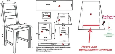 Подушки на стулья своими руками: общие рекомендации по пошиву