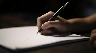 человек пишет на листе бумаги в темноте, как я могу написать на картинке,  пишу, концепция фон картинки и Фото для бесплатной загрузки