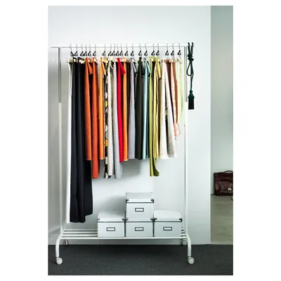IKEA ТУРБО Напольная вешалка одежда прихожая гардероб - Прихожая - 3D модель