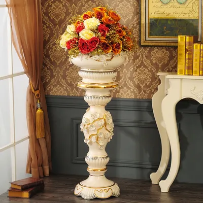 Керамическая напольная ваза, современный декор для гостиной, большая  сушеная Цветочная ваза, скандинавские украше… | Напольные вазы, Вазы для  цветов, Цветочная ваза