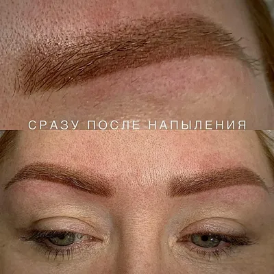 Пудровое напыление бровей - перманентный макияж (татуаж) по цене от 6000  руб. | Салон красоты «Маникюрофф»