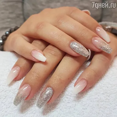 Маникюр Наращивание Ногтей en Instagram: “Белый френч🔝💅🏻#nails  #nailsofinstagram #nailart #mani… | Manicura de uñas, Manicura en punta,  Manicura para uñas cortas