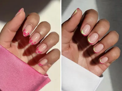 Двойной французский маникюр (розовый) - купить Маникюр и педикюр - дизайн  ногтей в Германии | Маникюр и педикюр - дизайн ногтей - tuffishop