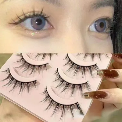 Накладные / Пучковые ресницы Nesura Eyelash 8 мм, 10 D, изгиб С, толщина  0.1 мм — купить в интернет-магазине по низкой цене на Яндекс Маркете