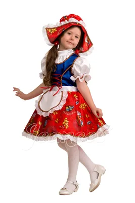 Карнавальный костюм Красная шапочка сказочная рост 110-116 см., размер 28  (5205-28) купить в Москве в интернет-магазине ЕлкиТорг
