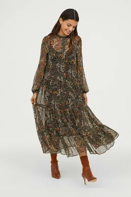 10 красивых, шифоновых платьев, которые можно будет носить и осенью. |  Фасон платья, Платья, Модные стили