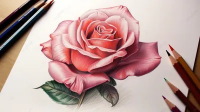 Нарисованная Роза абстрактная» — создано в Шедевруме