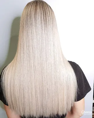 Натуральные волосы на лентах 50см 50г (20 лент) - пепельный блонд #60