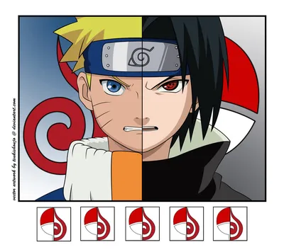 Pixel art / Naruto X Sasuke, an art print by Jeffet Samaart - INPRNT