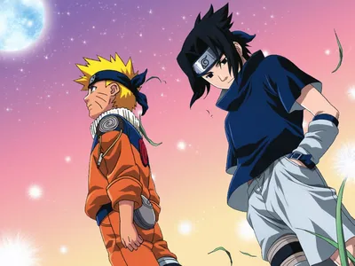 Naruto VS Sasuke - Wallpaper Red X Blue - by NarutoArts1 on DeviantArt
