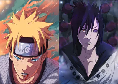 Naruto Uzumaki Vs Sasuke Uchiha by ZeTsu-c