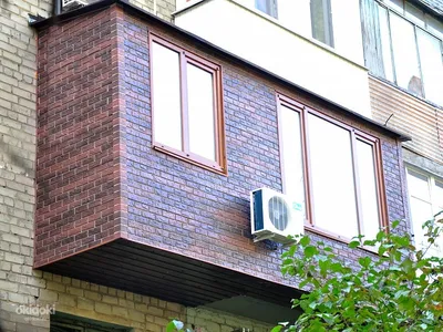 Наружная отделка балкона сайдингом, профнастилом недорого в Нижнем Новгороде