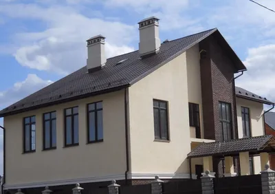 Наружная отделка дома из газобетона: стоимость, фото
