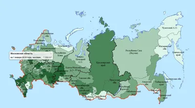 Население России по полу и возрасту