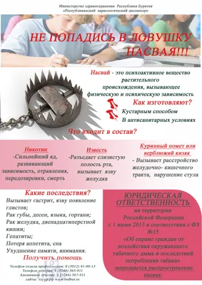 Последствия употребления насвая | Вред насвая, как влияет на организм