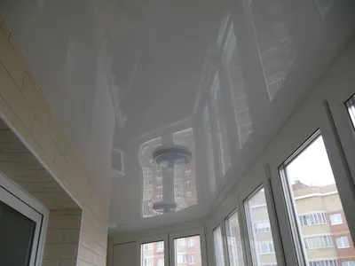 Тканевый натяжной потолок на балкон - низкие цены на установку в  Санкт-Петербурге