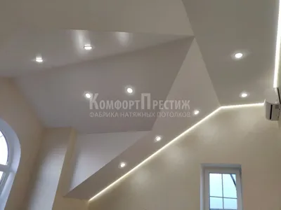 Использование натяжных конструкций для отделки потолка мансарды