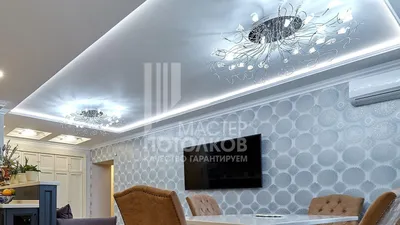 Сочетание разных стен с натяжными потолками. Трудности при монтаже натяжных  потолков на разные стены. 50+ фото. — компания «Лидер»