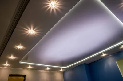 Натяжные потолки с подсветкой в Черноголовке