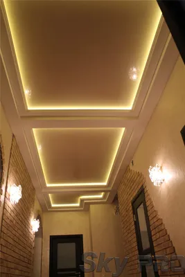 Натяжные потолки с подсветкой на кухню в Москве, цена с установкой - Стар  Потолок