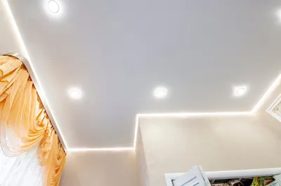 Натяжные потолки с подсветкой: производство и монтаж, заказать в компании  Alezi в Туле
