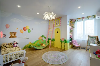 Натяжной потолок в детской комнате фото — Невадо