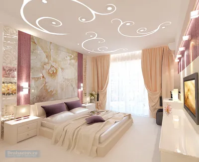 Натяжные потолки для спальни: особенности выбора и дизайн → Акрос-Комфорт ТМ