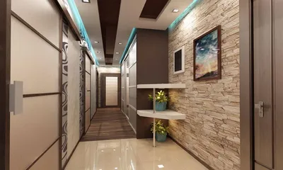 Натяжные потолки в коридоре: фото дизайна в квартирах и домах - Формат  Потолок