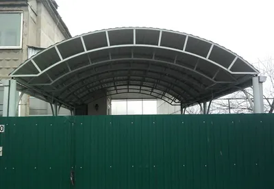 Навес из профнастила (id 109665802), купить в Казахстане, цена на Satu.kz