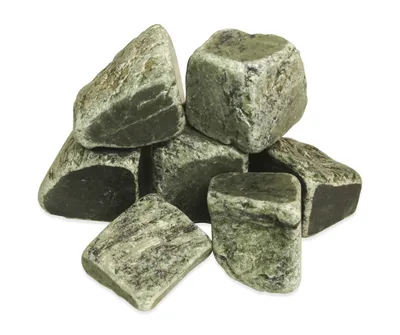 Камень Нефрит колото-пиленный (40-70 мм) 10 кг
