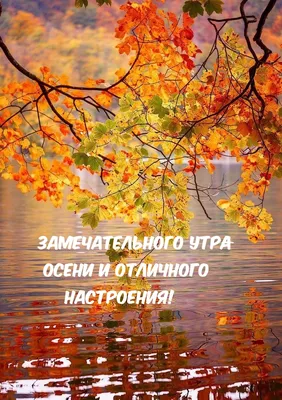 🍁 ⛅ ☕ Картинки С добрым осенним утром - скачать (240 шт.)