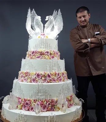 Идеи свадебного торта - 80 фото