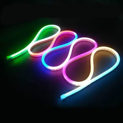 Неоновая Светодиодная лента NEON, 6мм*12мм, рез 10мм, 12в. LED NEON, неон  для рекламы, неон для вывесок, декора украшений | AliExpress