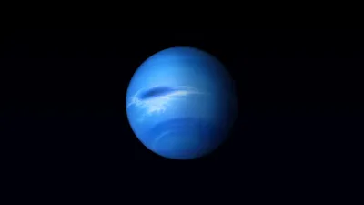The Neptun is the outermost planet in the solar system Stock Photo - Alamy