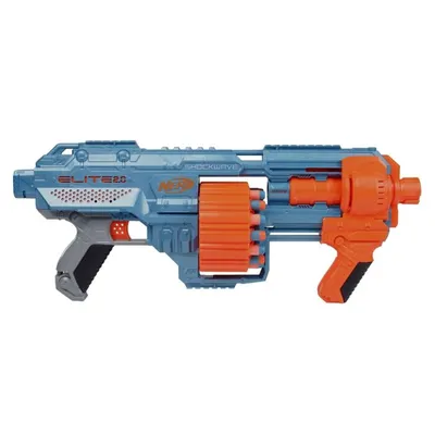 Бластер Nerf Elite 2.0 Volt SD-1 с лазерным прицелом. 6 мягких стрел.  Дальность стрельбы 27 м. Требуются 2 батарейки ААА. От 8 лет. Серо-голубой,  оранжевый. бластеры, автоматы и пистолеты V28830962 купить по