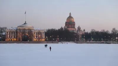 По рекам и каналам Санкт-Петербурга на лыжах (25.02.2018)