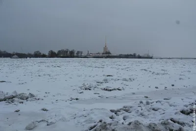 Зима. Нева. Петропавловская крепость…. Санкт-Петербург. Россия. Фотограф  akmal