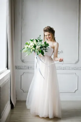 Нежный образ невесты | Белые свадебные платья, Невеста, Платья невесты