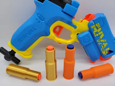 Full Length / Double Short Dart Shell Mod for Nerf Rival Pilot Blaster Toy  Gun | eBay