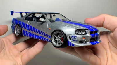 Купить аксессуары для моделей USCP Транскит Nissan Skyline GT-R (R34) Fast  And Furious 2 в масштабе 1/24