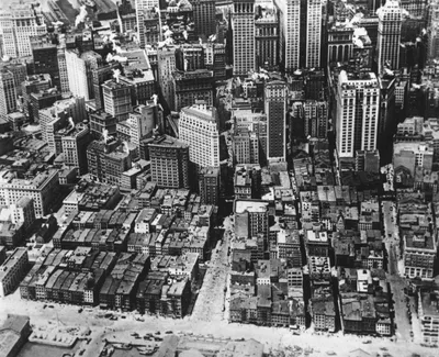Исторические Фото - Баланс на краю 20-ти этажного здания, Нью-Йорк, 1900  год. | Facebook