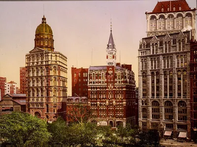 Нью-Йорк 1900 года в цвете » BigPicture.ru