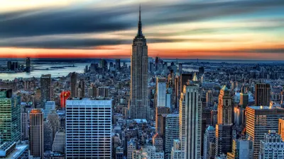 Скачать обои Ночной Нью Йорк на рабочий стол из раздела картинок Города и  страны