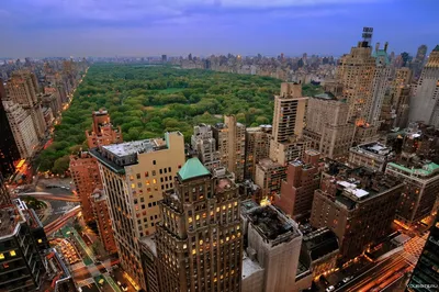Скачать 1920x1080 нью-йорк, сша, ночной город, панорама, небоскребы обои,  картинки full hd, hdtv, fhd, 1080p