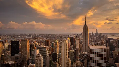 Обои Города Нью-Йорк (США), обои для рабочего стола, фотографии города, нью- йорк , сша, побережье, небоскребы, огни, ночь, манхэттен, нью-йорк, причалы  Обои для рабочего стола, скачать обои картинки заставки на рабочий стол.