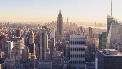 Обои на рабочий стол Город Нью-Йорк, США / New York, USA, обои для рабочего  стола, скачать обои, обои бесплатно
